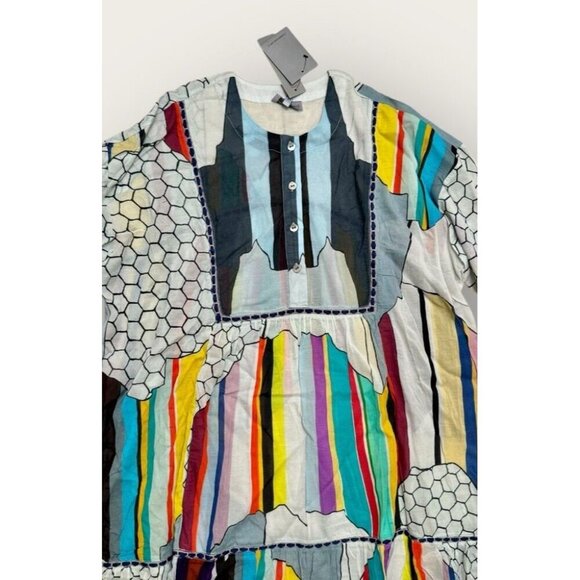 Conditions Apply Sz XS Dress Colorful Geometric Anthropologie New NWT - Picture 2 of 8